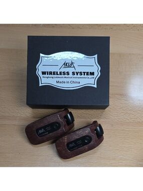 SKU # EA3024 Wireless Boombox System - Brown